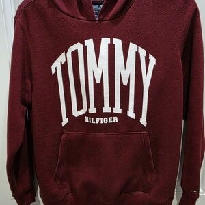 Tommy Hilfiger Boy's Burgundy Sweater L 12-14